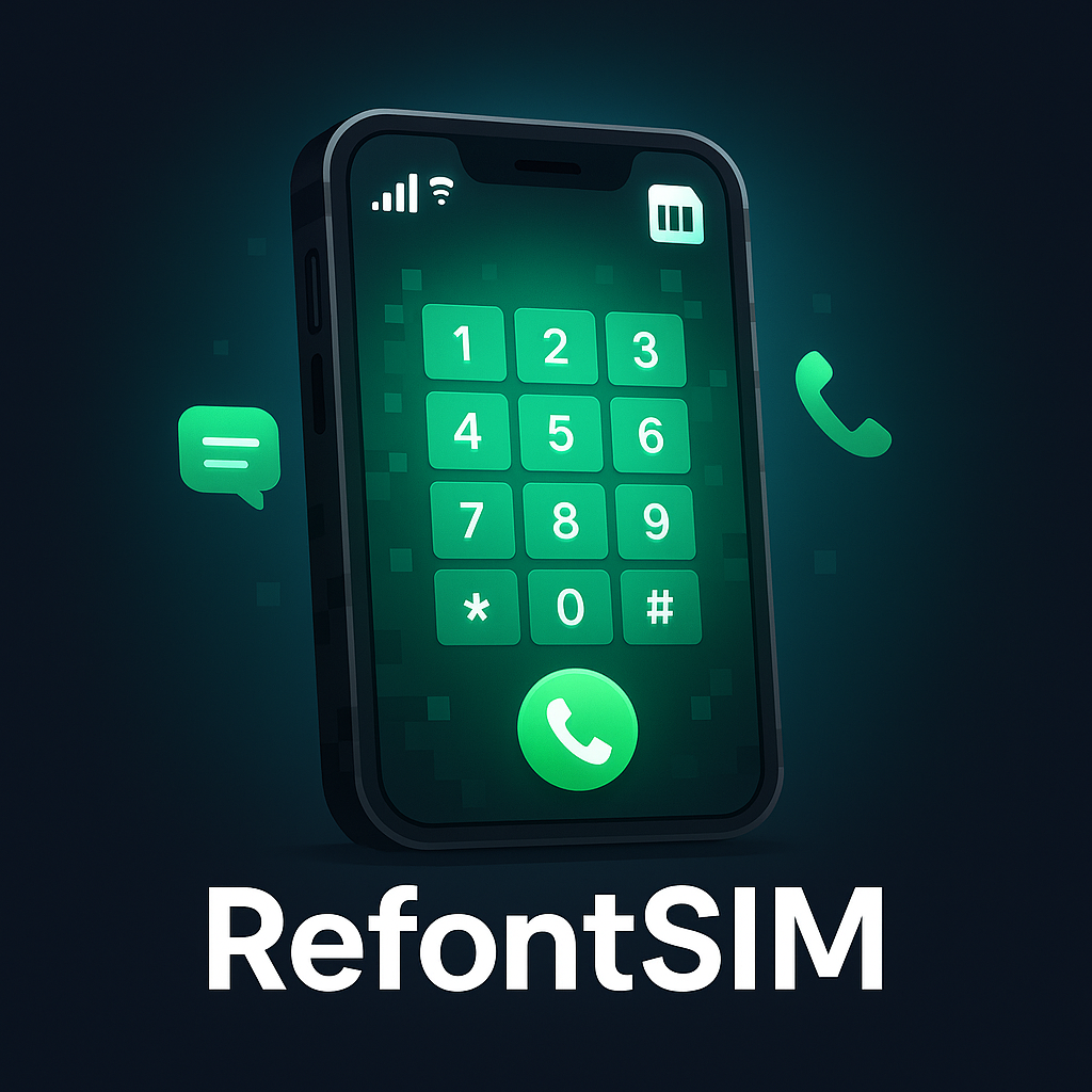 RefontSIM - Плагин на SIM-Карты, номер телефона, SMS